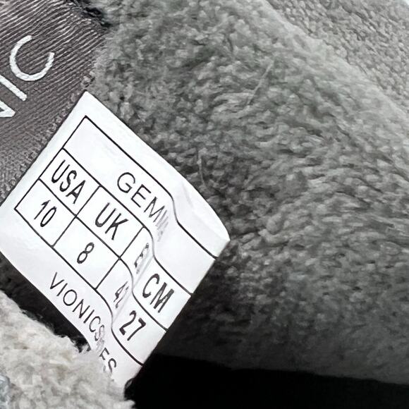 Vionic Gemma Terry Mule Slipper Light Gray Slip-On Arch Support Women 10M - Picture 9 of 9